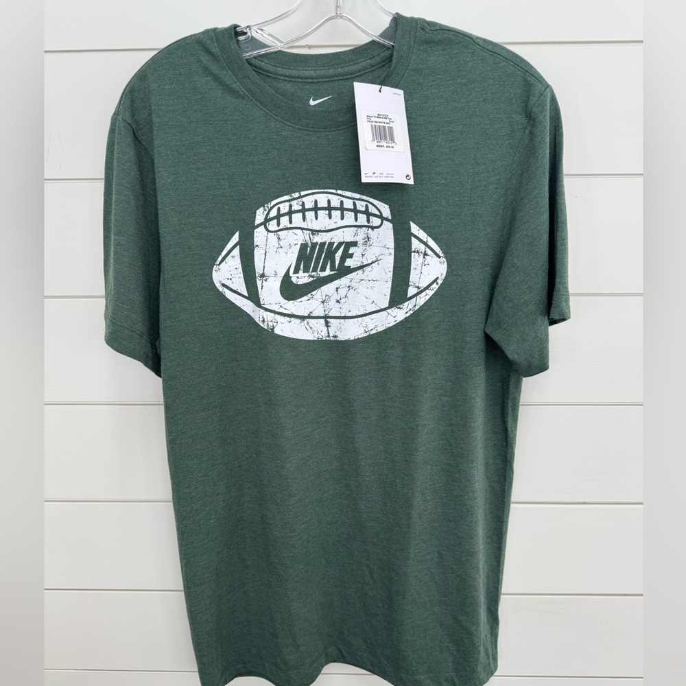 Men’s Nike Tri-blend short sleeve T-shirt, size S, Color Green, NWT